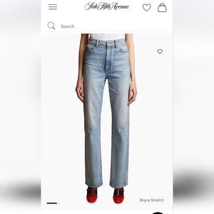 KHAITE Danielle Stretch Jean in Bryce Sz 28